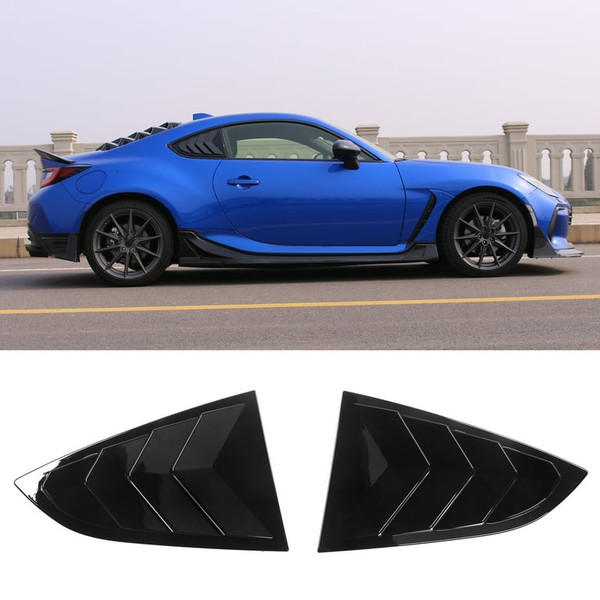 Rear Quarter Side Window Louvers | 2022-2026 Toyota GR86/Subaru BRZ