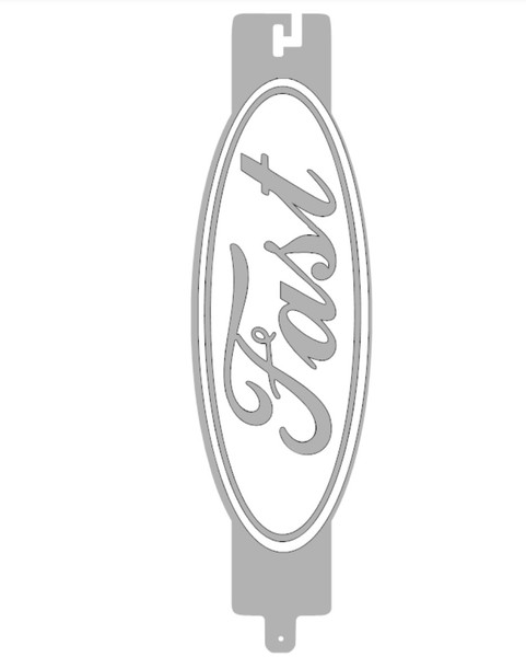 "FAST" Script Custom Hood Prop (1/4" Thickness) 