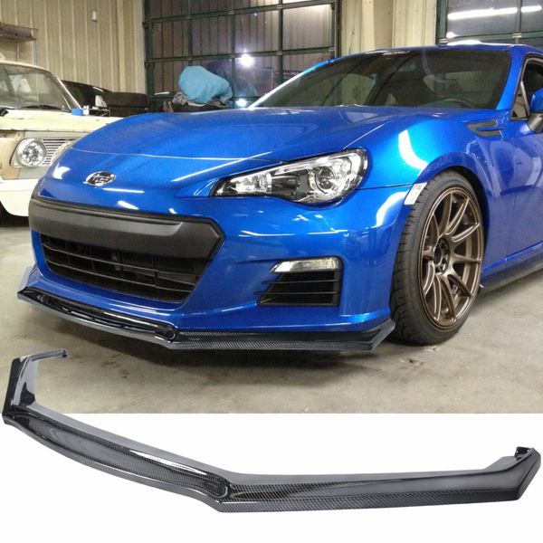 CS Style Front Bumper Lip Spoiler Carbon Fiber | 2013-2016 Subaru BRZ