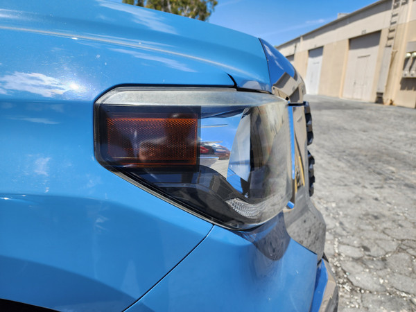Smoked Head Light Amber Delete Overlays Vinyl Tint Kit | 2014-2021 Toyota Tundra