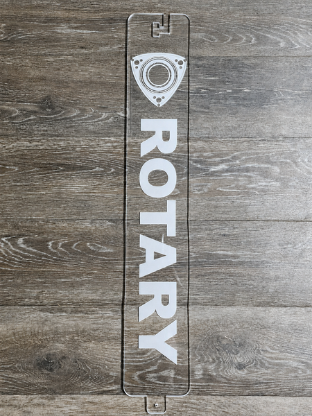 "ROTARY" Custom Hood Prop (1/4" Thickness) 