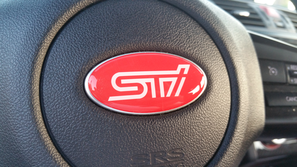 VICTORY RED COLLECTION - DOMED Steering Wheel Badges