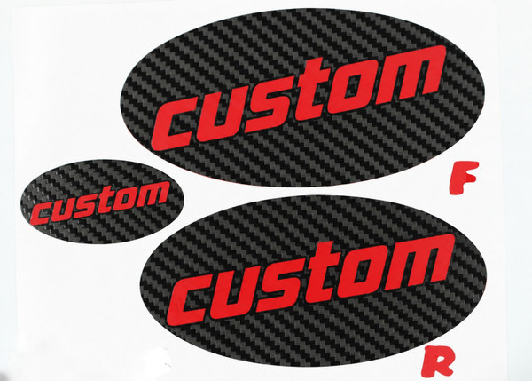CLASSIC - Precut Custom Emblem Overlays Front/Rear (2015-2021 WRX/STI)