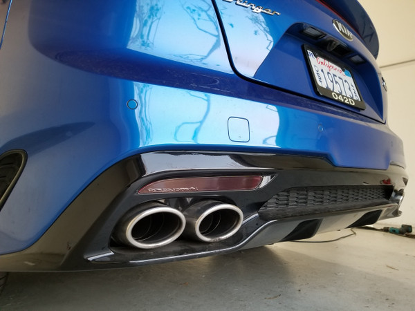 Rear Bumper Reflector Overlays Precut Tint (Stinger 2018)