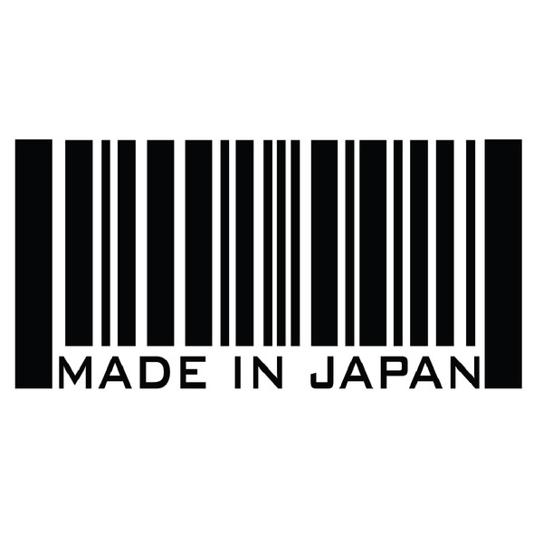 MADE IN JAPAN BARCODE - DECAL