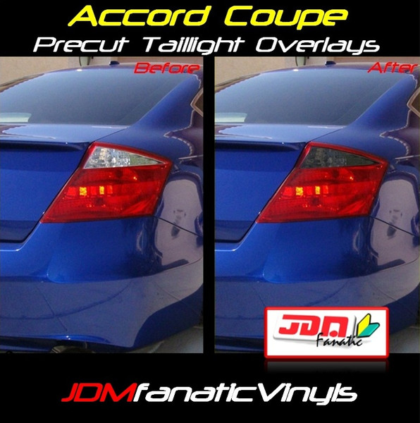 Precut Blinker/Turn Signal & Reverse Tail Light Overlays Tint (2008-2010 Honda Accord Coupe)