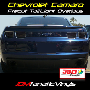 Camaro Smoked Tail Lights Smoked Tinted Vinyl Headlight Covers For 2014-2015 Camaro - 6 Piece Precut Kit Precut Vinyl Kit 6 Piece - Foto 11