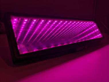 LED Infinity Galaxy Rear View Mirror Clip On Flat Broadway 280mm - PINK ...