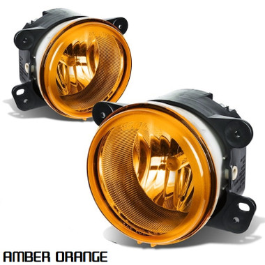 JDMFV Amber Orange Fog Light Tint Overlays Vinyl Film For 05-12 Mustang GT Grille
