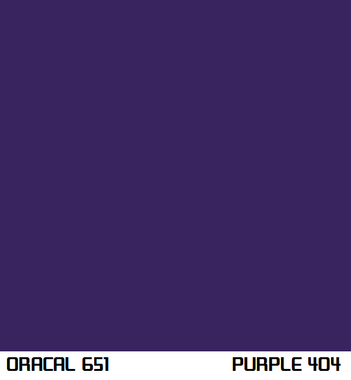 Oracal 651 Permanent Adhesive Vinyl Gloss - Purple 404 - JDMFV WRAPS