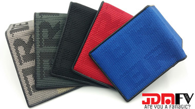 Bride Wallet Racing JDM Bride Logo Gradation Racing Wallets - Red, Gray, Gradiaton, Black, Blue