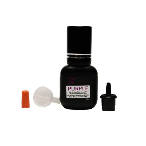 UV Eyelash Extension Glue – Purple, 5 ml