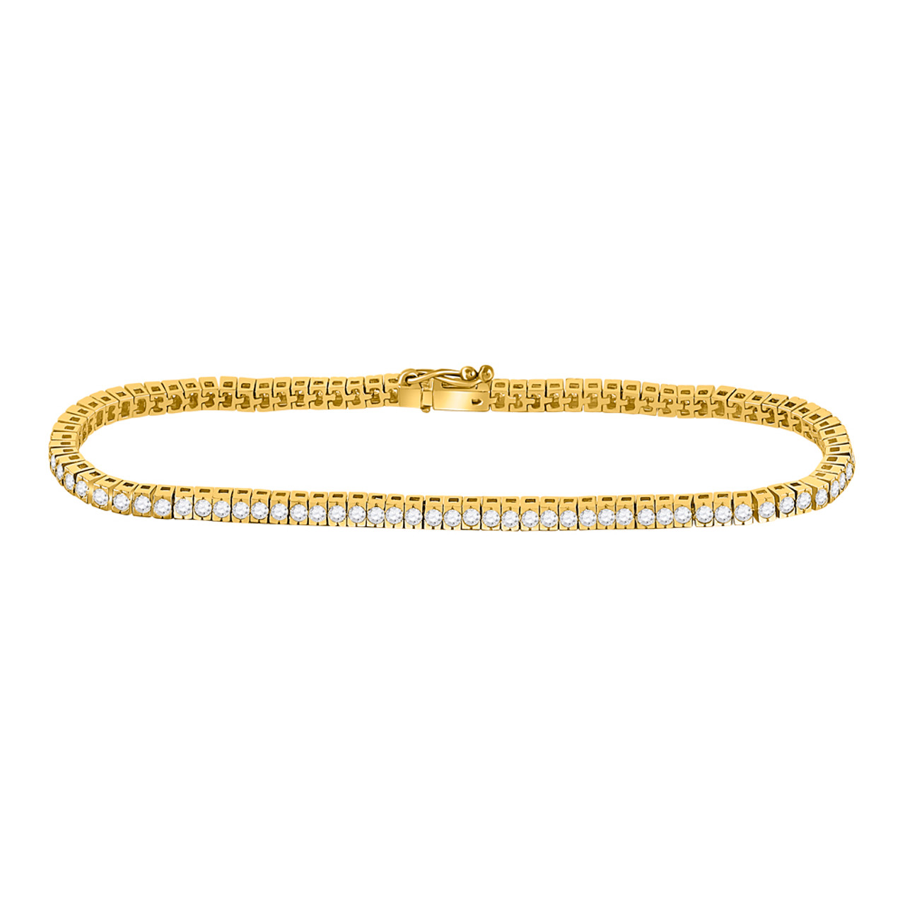 Diamond Studded Pearl Bracelet Clasp - Pearl & Clasp