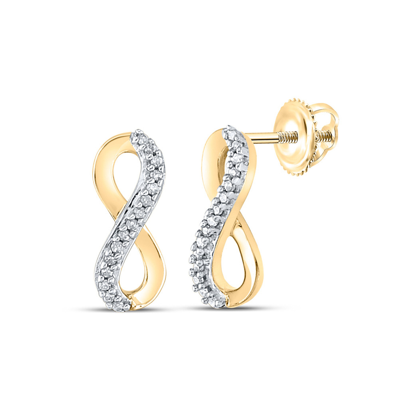 Cubic Zirconia Infinity Decor Earrings | SHEIN IN