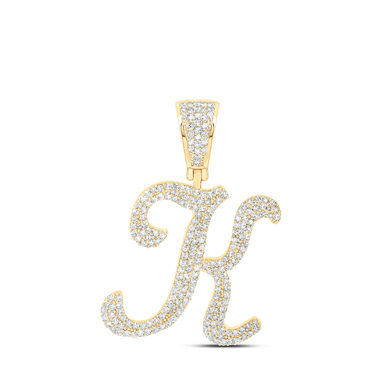 Gold diamond shop k pendant