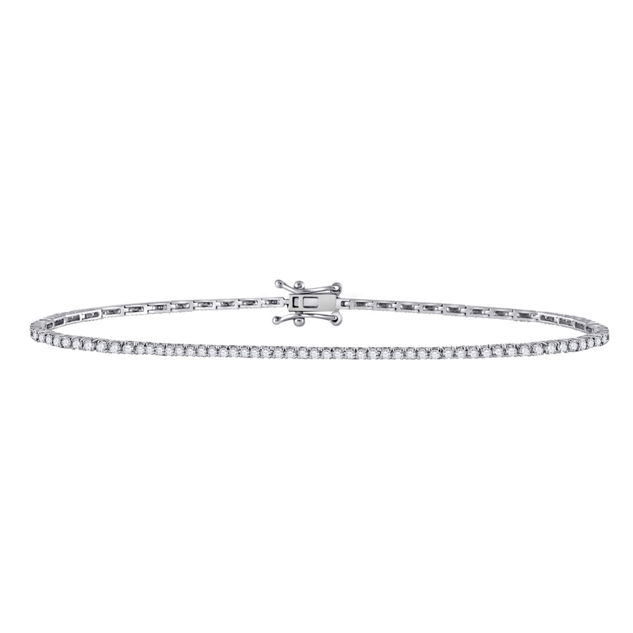 Diamond Single-Row Tennis Bracelets – ATLANTIS PEOPLE