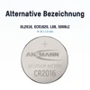 ANSMANN Lithium CR2016 Knopfzelle - 3