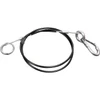 Abreißseil mit Ring, Länge 1000 mm, schwarz - 1