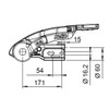 AL-KO Spurstabilisierungskupplung AKS 3504, Ø 60 mm, M16 - 3