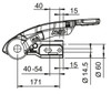 AL-KO Spurstabilisierungskupplung AKS 3504, Ø 60 mm, M14 - 3