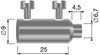 Schraubnippel für Seile bis 3,0 mm - 1