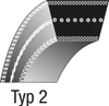 Keilriemen Typ 2 - 17.00 x 1062.00 Li - 1