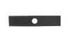 2-Zahn Freischneidermesser 250 mm - Rechteck-Form - 1