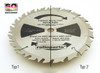 20-Zahn Hartmetallsägeblatt 250 mm - 1