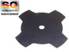 4-Zahn Freischneidermesser - Japan-Form SQ - 1