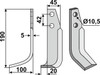 Fräsmesser 190 x 5 x 45 mm - 2