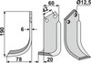 Fräsmesser 190 x 6 x 60 mm - 2