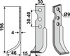 Fräsmesser 196 x 4 x 30 mm - 2