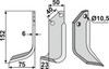 Bogenmesser 152 x 6 x 50 mm - 2
