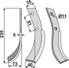 Fräsmesser 235 x 5 x 35 mm - 2