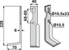 Fräsmesser 228 x 6 x 40 mm - 2