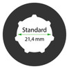 Kettenradring Standard 3/8'' 8 Zähne - 2