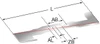 Mulchmesser 490 mm ersetzt HUSQVARNA 532 19 39-57 - 2