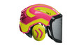 PROTOS Forest EN 397 mit G16 Visier – Helm 2-farbig Neongelb - 6