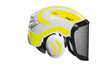 PROTOS Forest EN 397 mit F39 Visier – Helm 2-farbig Neongelb - 11