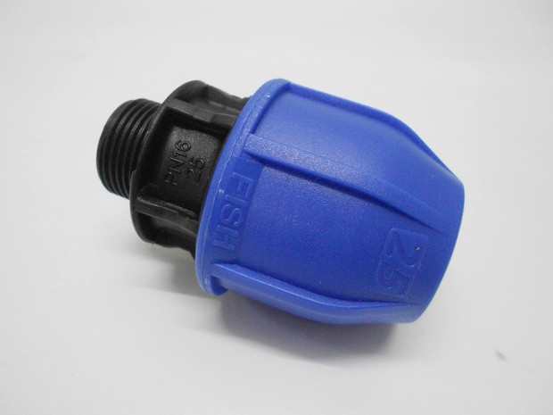 NORMA PP-Klemmringverschraubung für Rohr-Ø25, G3/4" AG - 1