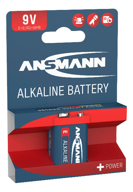 ANSMANN Alkaline 9V / 6LR61 1er Blister - 2