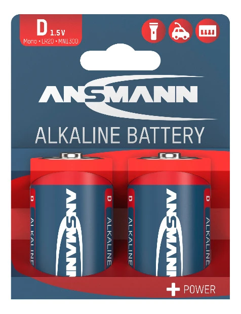 ANSMANN Alkaline D / LR20 2er Blister - 1