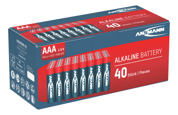 ANSMANN Alkaline AAA / LR03 40er Karton - 2