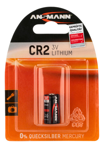 ANSMANN Lithium Batterie CR2 / CR17355 - 2