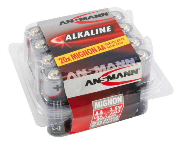 ANSMANN Alkaline Batterie Mignon AA / LR6 20er Box - 2