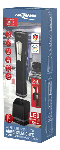 ANSMANN Arbeitsleuchte WL1000R Inspektion - 6