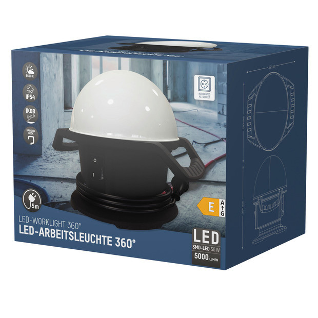 ANSMANN LED-Werkstattlampe Ball Light - 5