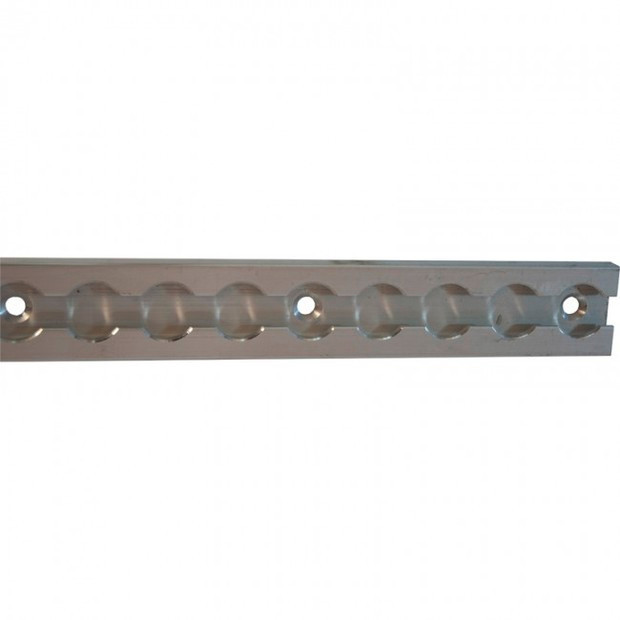 Airlineschiene, eckig, L 3000 mm, Aluminium - 1