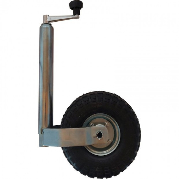 Stützrad Ø 48 mm, Luftbereift, Metallfelge - 1