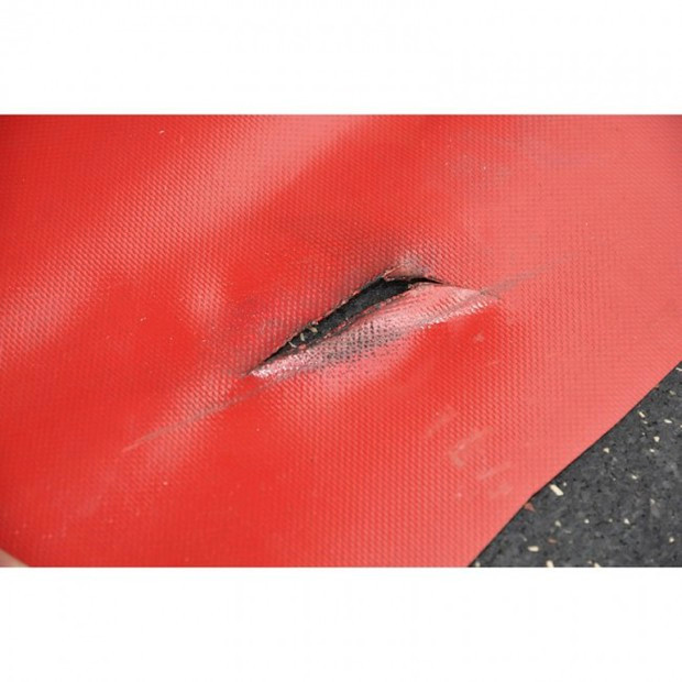 Planenreparatur-Klebeband, L 5000 mm, grau - 2